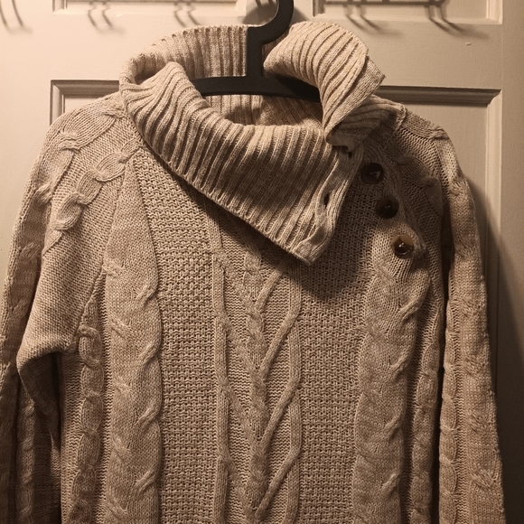 🤠Sabrina Lauren New York Sweater Dress Size Medium - Picture 2 of 6